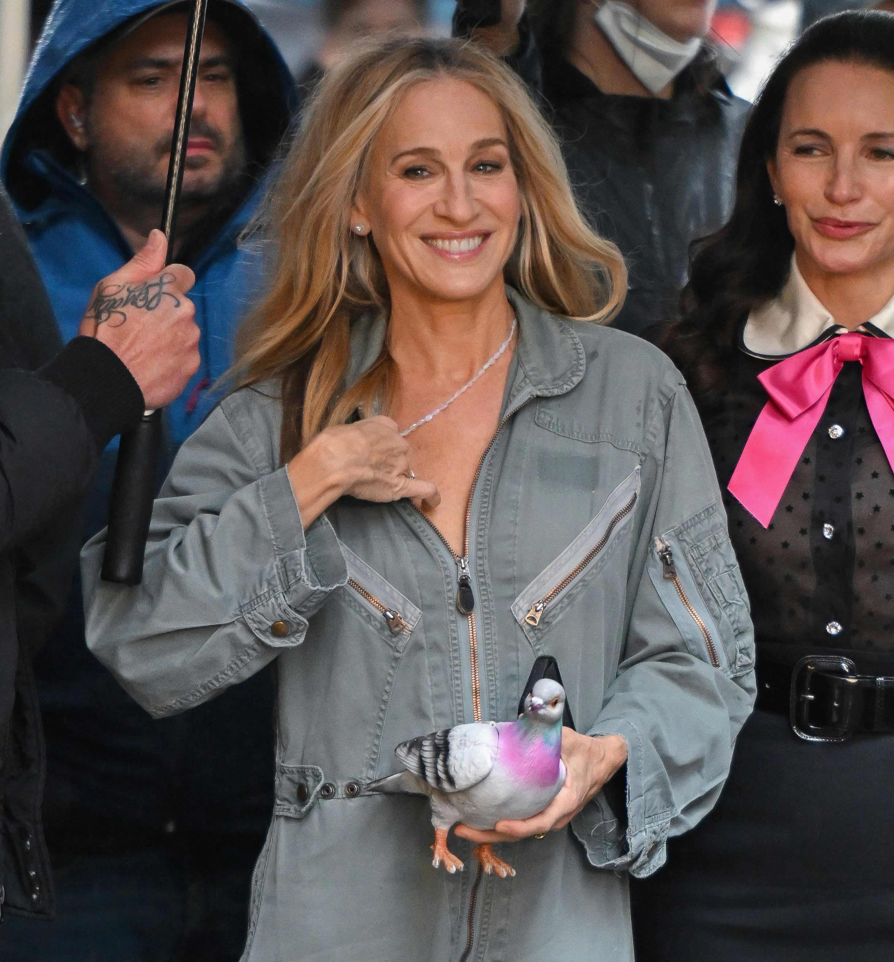 Sarah Jessica Parker on the set of &ldquo;And Just Like That&hellip;&rdquo; Season 2.