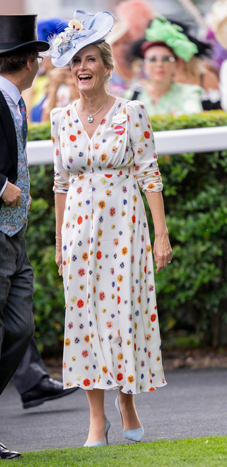 Sophie, Duchess of Edinburgh attends day three of Royal Ascot 2023.