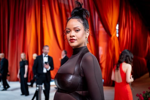 HOLLYWOOD, CALIFORNIA - MARCH 12: Rihanna attends the 95th Annual Academy Awards at Hollywood & High...
