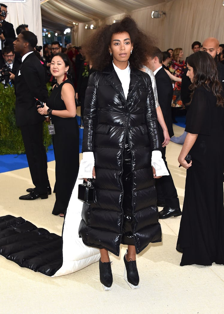 Solange attends "Rei Kawakubo/Comme des Garcons: Art Of The In-Between" Costume Institute Gala.