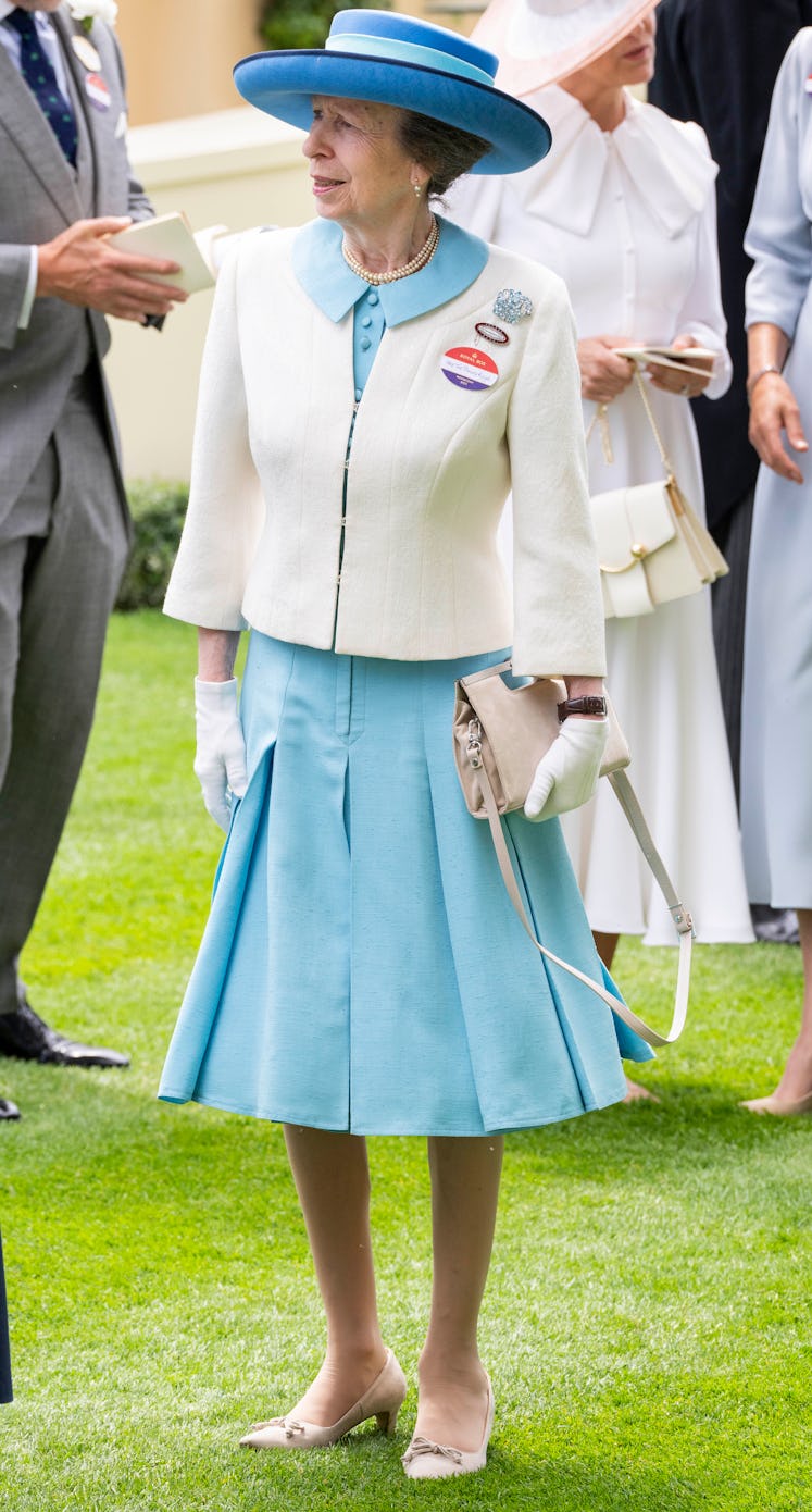 Princess Anne, Princess Royal attends day two of Royal Ascot 2023 at Ascot Racecourse on June 21, 20...