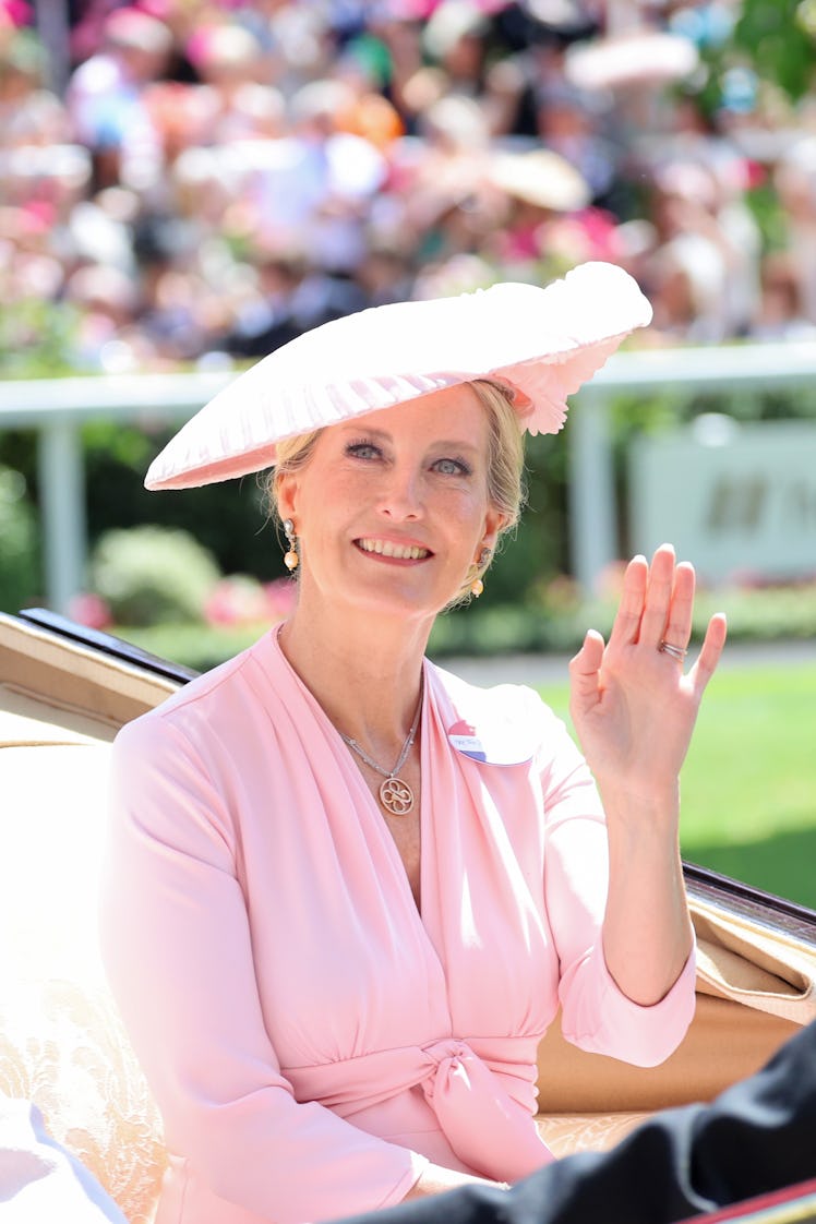 Sophie, Duchess of Edinburgh attends day four of Royal Ascot 2023 at Ascot Racecourse on June 23, 20...