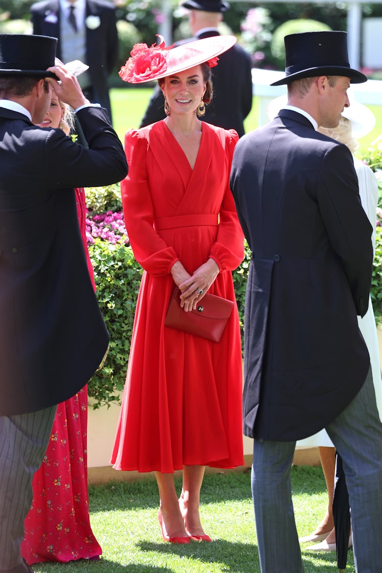 Princess of Wales attends day four of Royal Ascot 2023 at Ascot Racecourse on June 23, 2023.