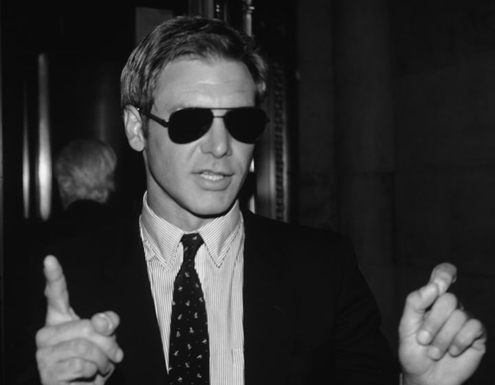Harrison Ford photographed in 1982 in New York City. (Photo by Walter McBride/Corbis via Getty Image...