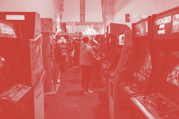 SAN FRANCISCO, CA - NOVEMBER 15: People enjoy in the Musee Mecanique, an antique coin operated arcad...