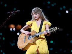 Taylor Swift performs onstage during the "Eras Tour"