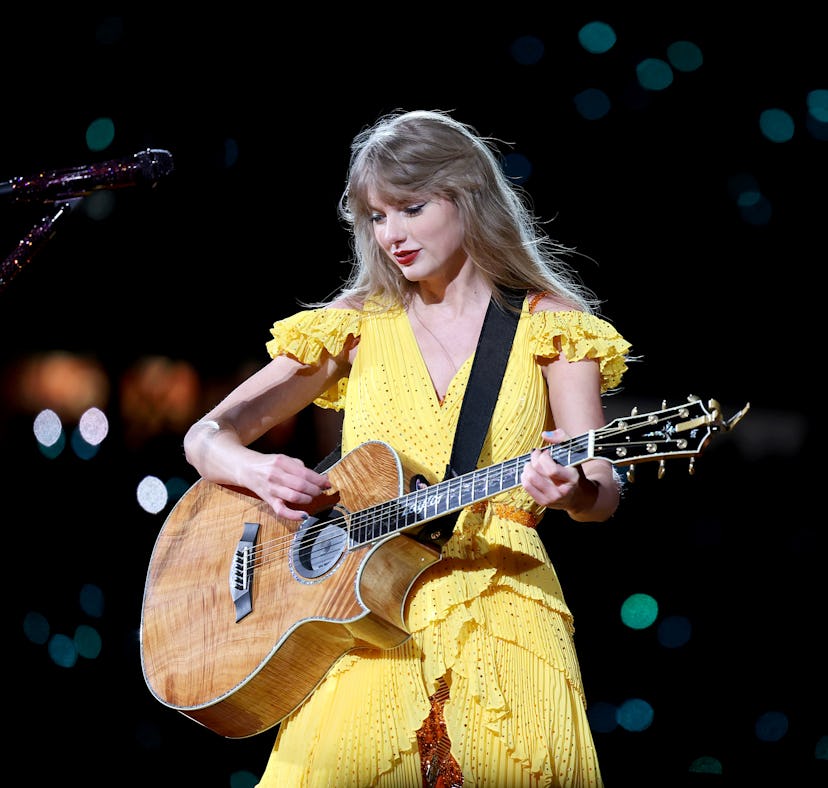 Taylor Swift performs onstage during the "Eras Tour"