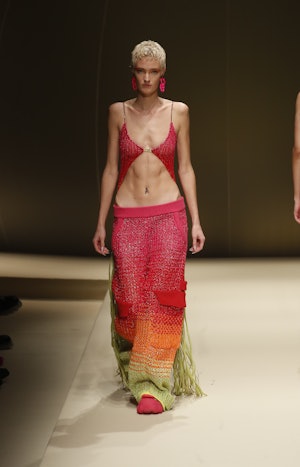 Runway at GCDS RTW Spring/Summer 2023 photographed on September 22, 2022 in Milan, Italy. 
