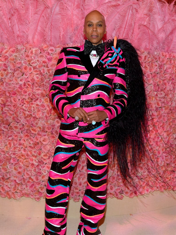 RuPaul attends The 2019 Met Gala Celebrating Camp: Notes on Fashion 