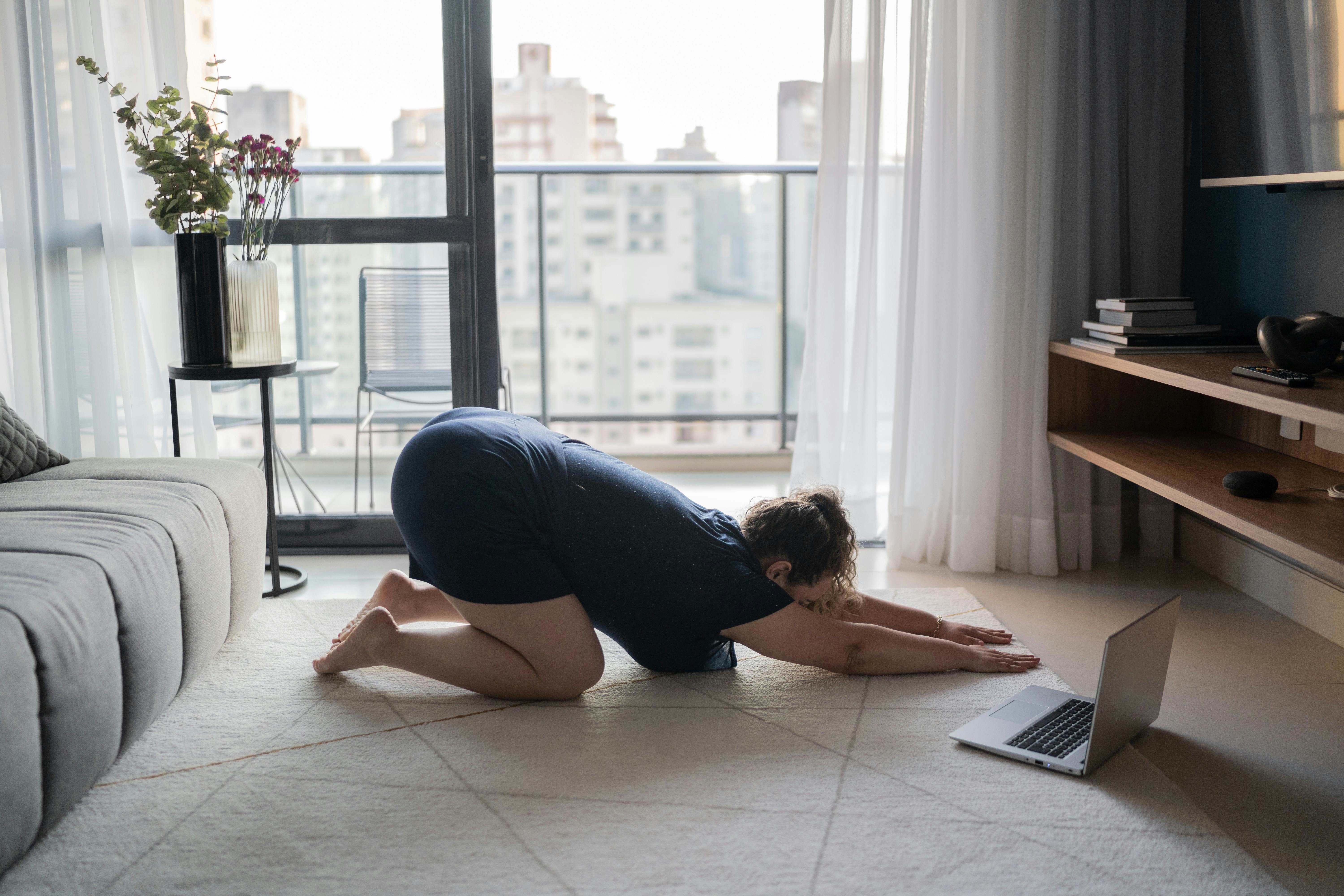 Cancer will love a comforting, chill child&rsquo;s pose.