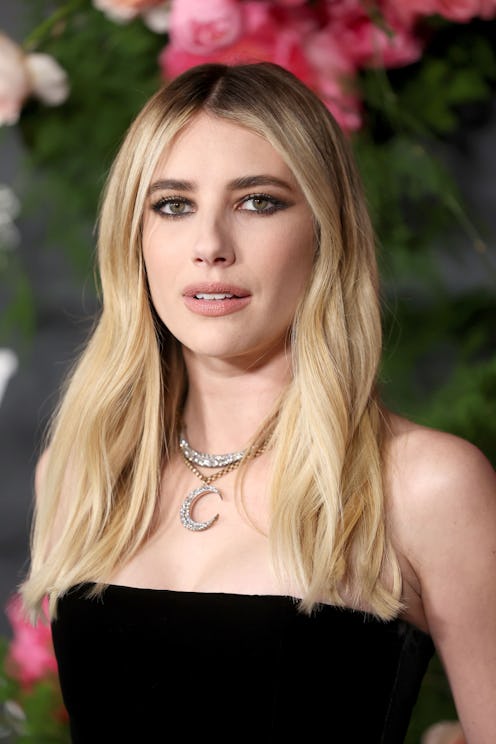 Emma Roberts blonde with dark roots
