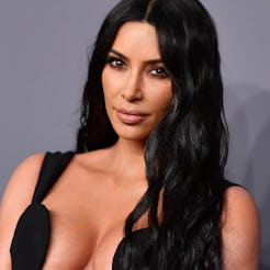 Kim Kardashian released her SKIMS faux leather swimwear collection. 