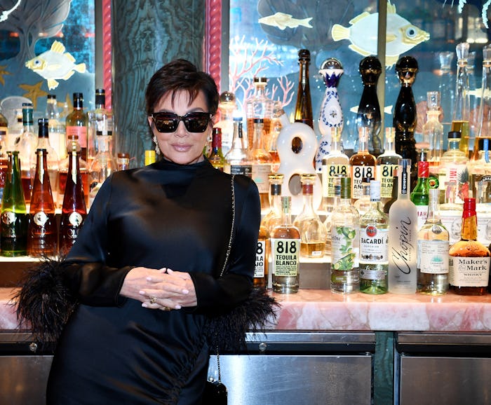 LAS VEGAS, NEVADA - JUNE 23: Kris Jenner stops by The Mayfair Supper Club to see the 818 tequila dis...
