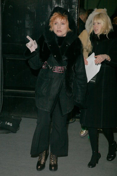 Debbie Harry attends MARC JACOBS Fall 2007 Collection at The Armory.