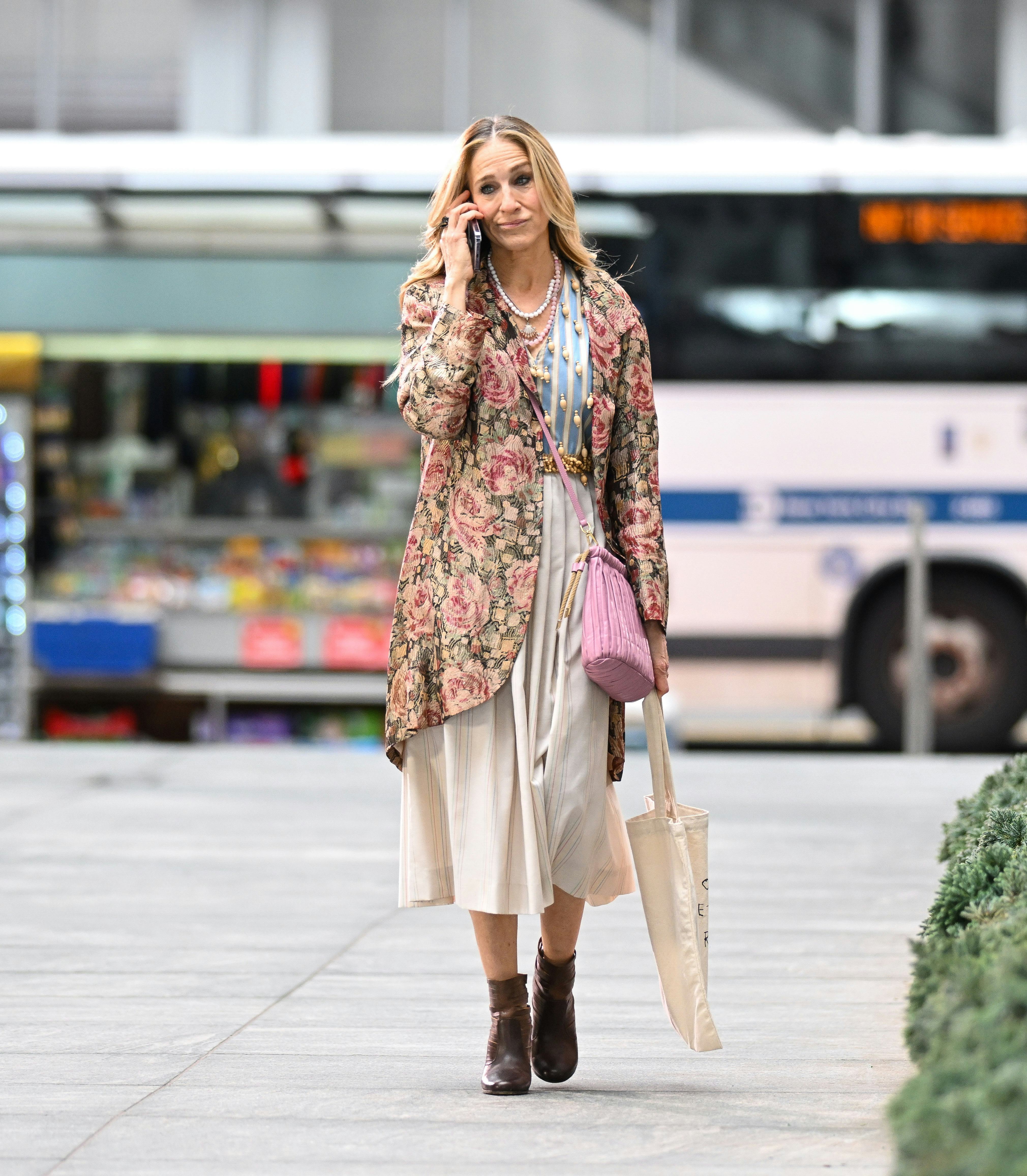 Sarah Jessica Parker as Carrie Bradshaw on &ldquo;And Just Like That&hellip;&rdquo; Season 2.