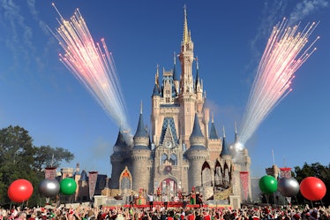 English-Irish boy band The Wanted performs "Santa Claus is Coming To Town" while taping the Disney P...