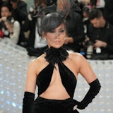 NEW YORK, NEW YORK - MAY 01: Jennifer Lopez attends The 2023 Met Gala Celebrating "Karl Lagerfeld: A...