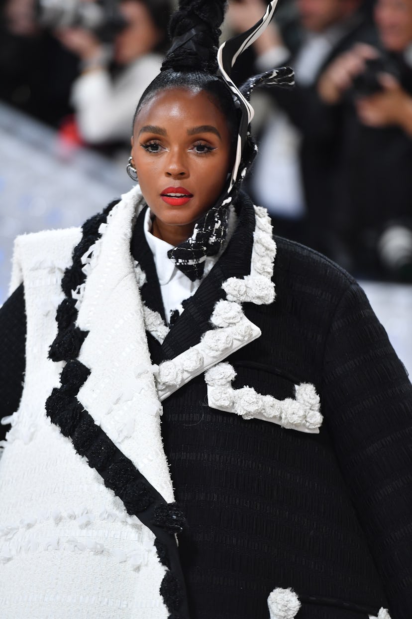 Janelle Monáe attends The 2023 Met Gala Celebrating "Karl Lagerfeld: A Line Of Beauty"