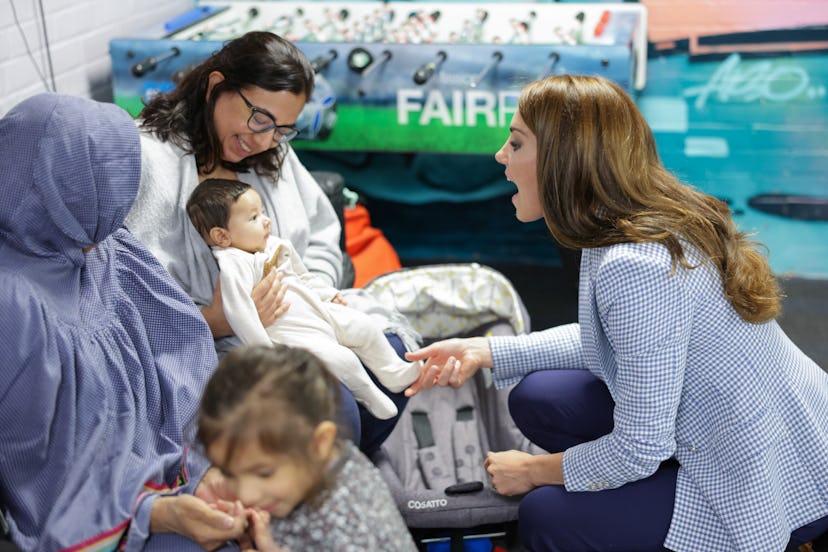 Kate Middleton cannot get enough of babies.