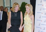 Kim Cattrall and Candace Bushnell during 2005 Quill Awards at Chelsea Piers in New York City, New Yo...