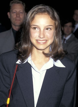 Teen Natalie Portman with inner corner highlighter in 1995