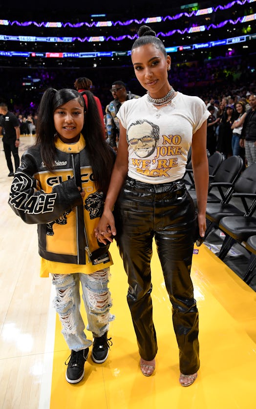 LOS ANGELES, CALIFORNIA - MAY 12: Kim Kardashian and daughter North West attend the the Western Conf...