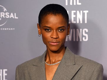 LONDON, ENGLAND - DECEMBER 05: Letitia Wright attends a Special Screening of "The Silent Twins" at T...