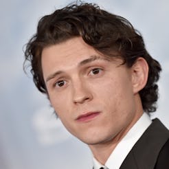 A photograph of Tom Holland.
