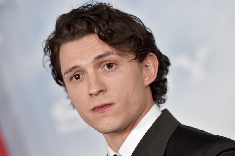 A photograph of Tom Holland.