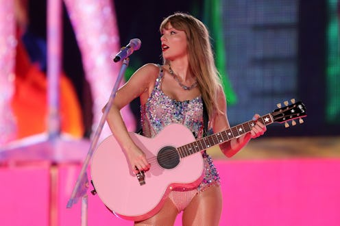 Taylor Swift performs onstage during night one of The Eras Tour