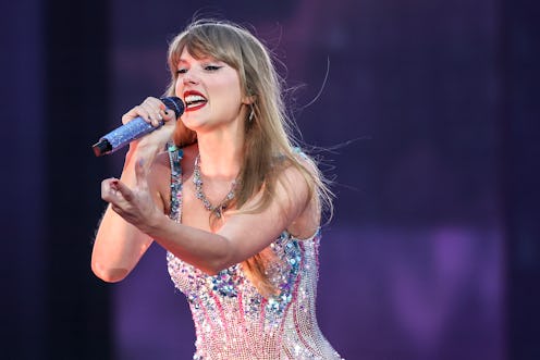 Taylor Swift performs during opening night of the Chicago Eras Tour at Soldier Field on June 2, 2023...
