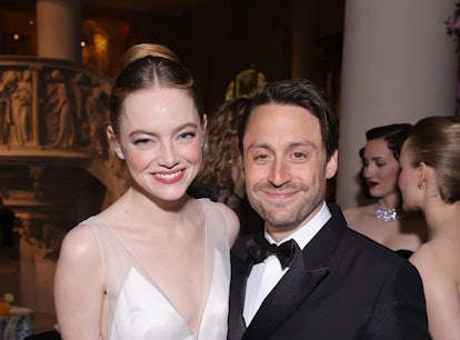 NEW YORK, NEW YORK - MAY 02: (Exclusive Coverage) (L-R) Emma Stone and Kieran Culkin attend The 2022...