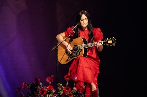 LOS ANGELES, CALIFORNIA - FEBRUARY 05: (FOR EDITORIAL USE ONLY) Kacey Musgraves performs during the ...