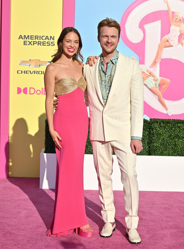 Claudia Sulewski and FINNEAS attend the World Premiere of "Barbie" 