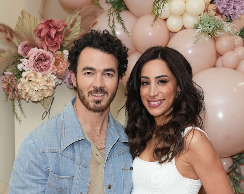 NEW YORK, NEW YORK - MAY 11: (EXCLUSIVE COVERAGE) Kevin Jonas and Danielle Jonas attend Shop.Sip.Mee...