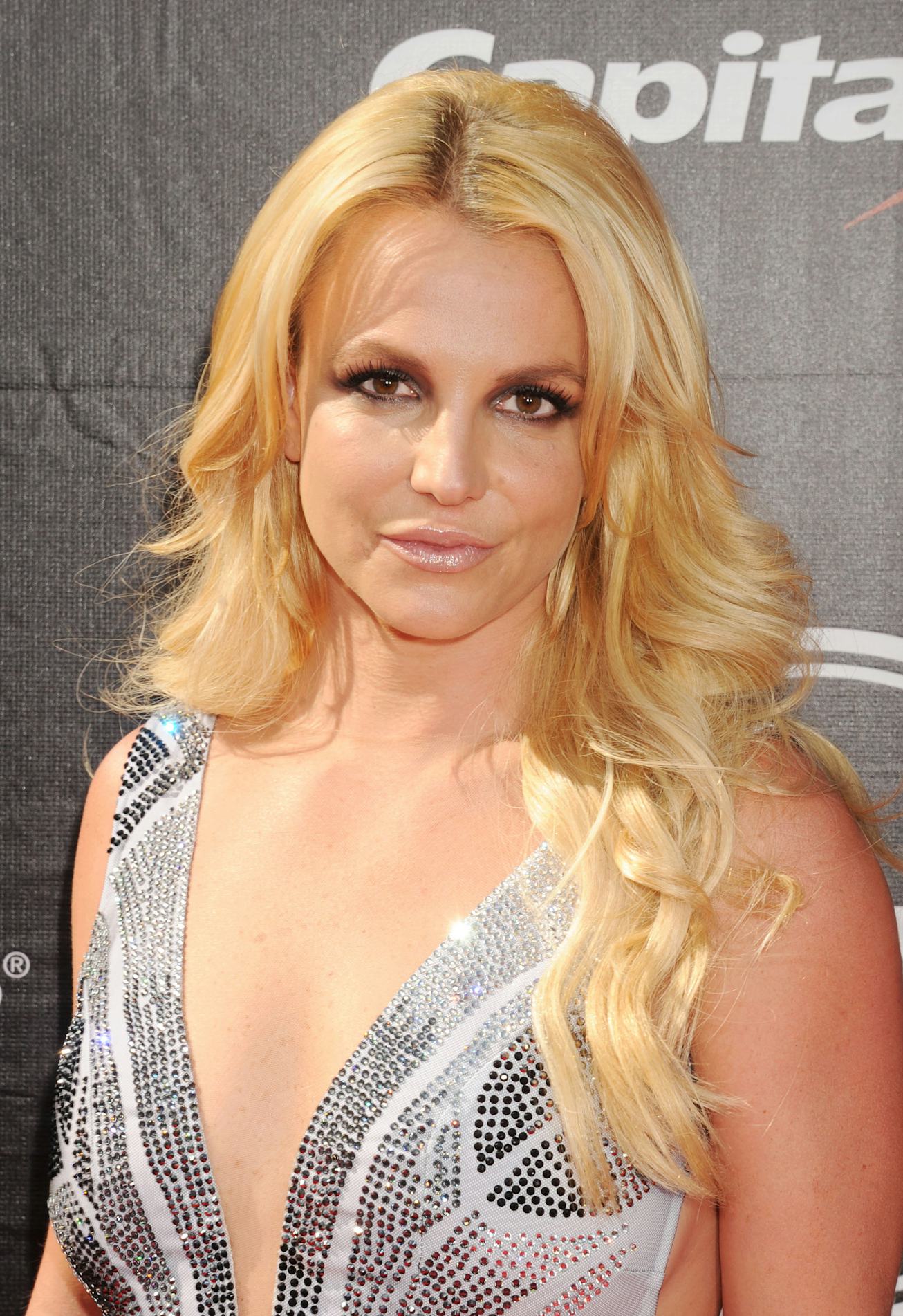 LOS ANGELES, CA - JULY 15: Singer Britney Spears arrives at the The 2015 ESPYS at Microsoft Theater ...