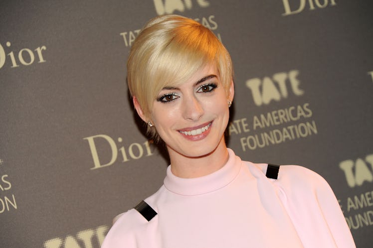 Actress Anne Hathaway attends the Tate Americas Foundation Artists Dinner 