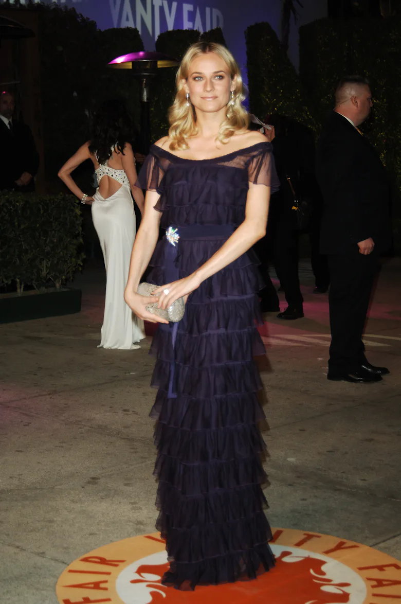 diane kruger sheer halter dress Diane Kruger 2021 Cannes Glitter Black Tulle Prom Gown