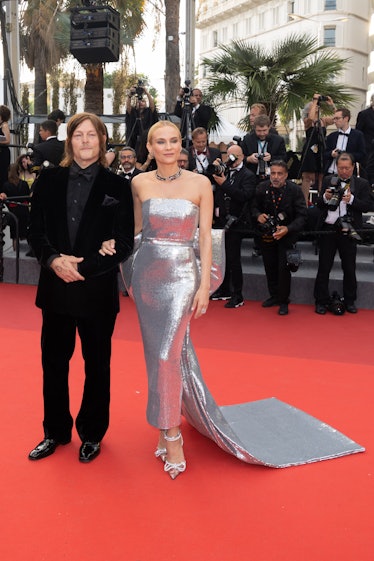 Norman Reedus and Diane Kruger attend the closing ceremony red carpet