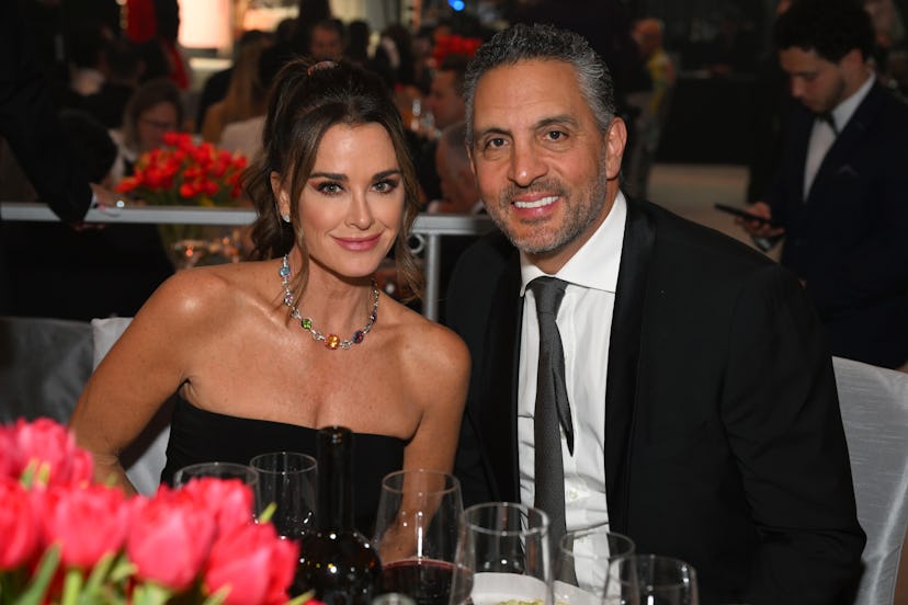 WEST HOLLYWOOD, CALIFORNIA - MARCH 12: Kyle Richards and Mauricio Umansky attend the Elton John AIDS…