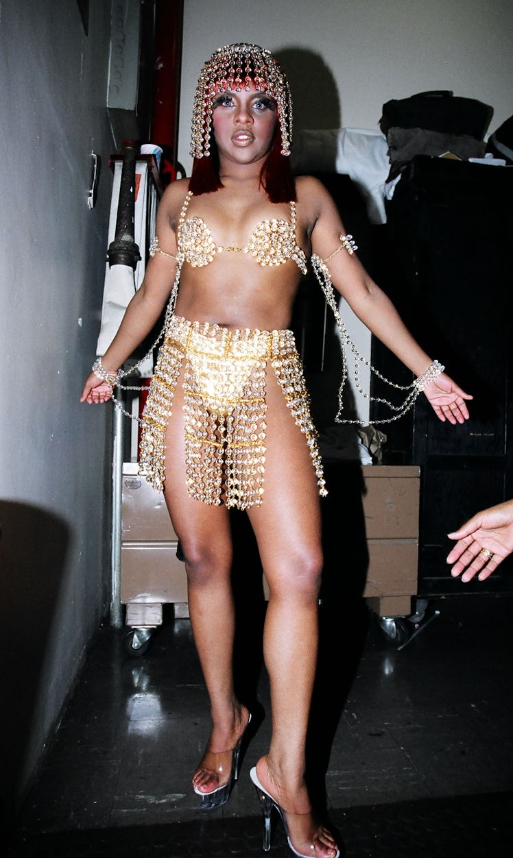 Lil Kim during MTV Video Music Awards in New York City, New York, United States. 
