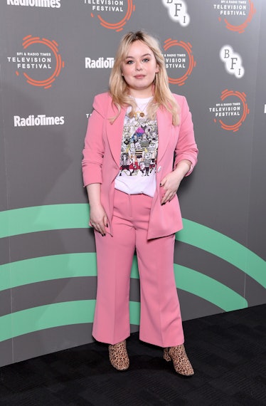 Nicola Coughlan attends the "Derry Girls" photocall