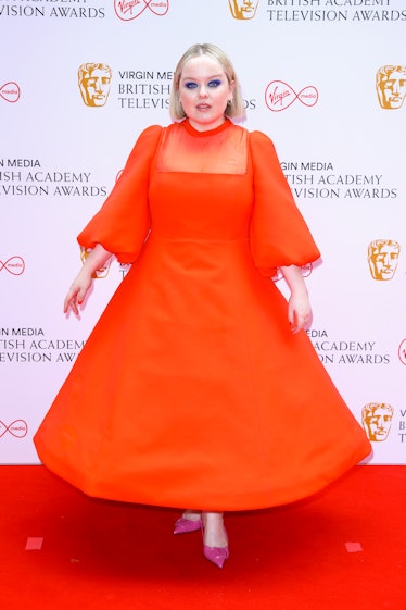Nicola Coughlan, Virgin Media İngiliz Akademisi Televizyon Ödülleri 2021'e katıldı