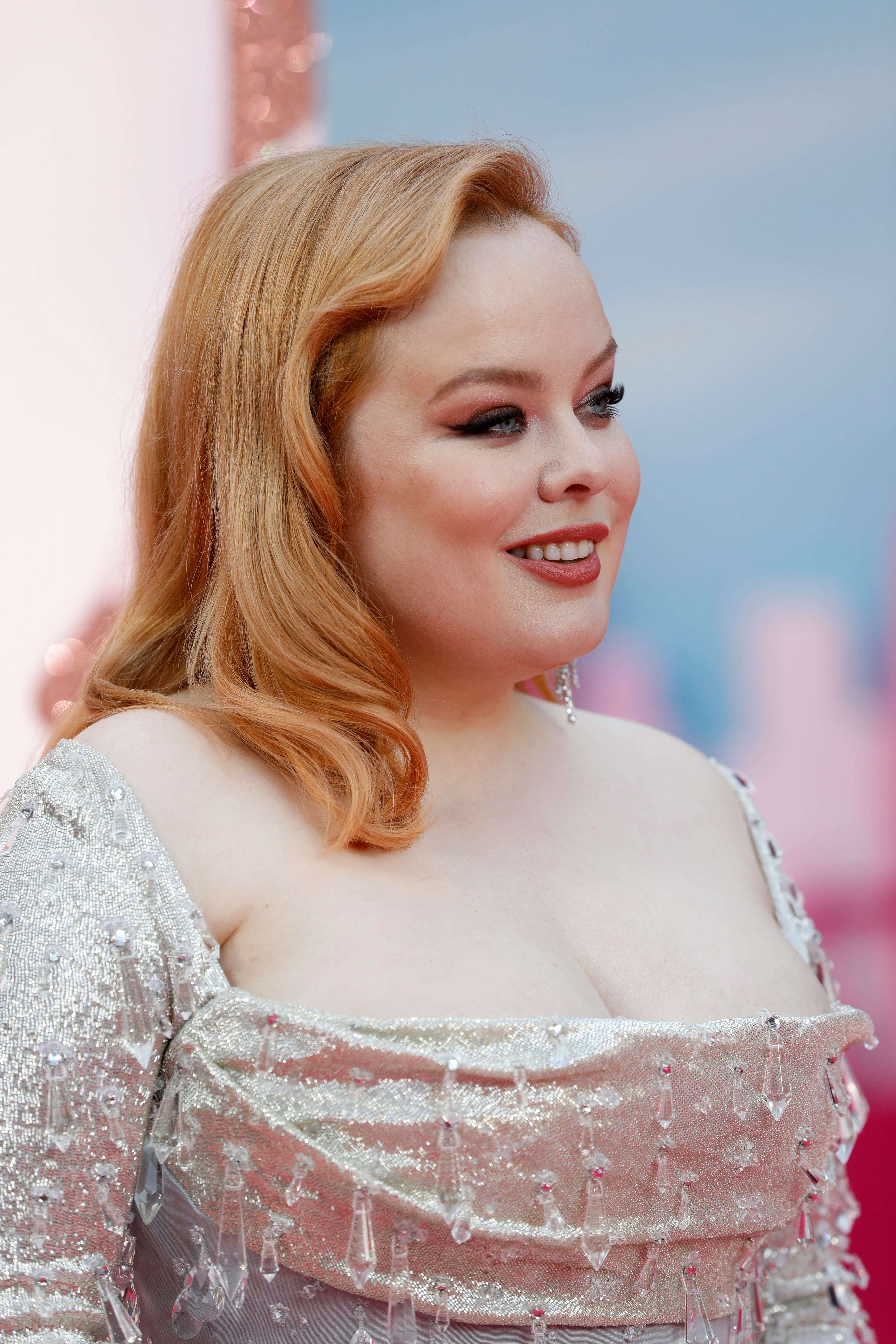 Nicola Coughlan debuted strawberry blonde hair at the European premiere of &lsquo;Barbie&rsquo; in July 2023.