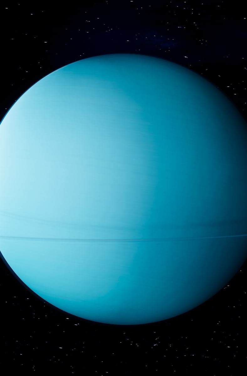 Computer illustration of Uranus