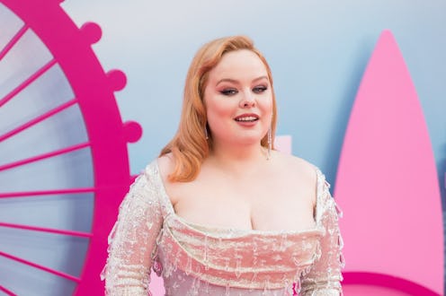 Nicola Coughlan debuted strawberry blonde hair at the European premiere of 'Barbie' in July 2023.