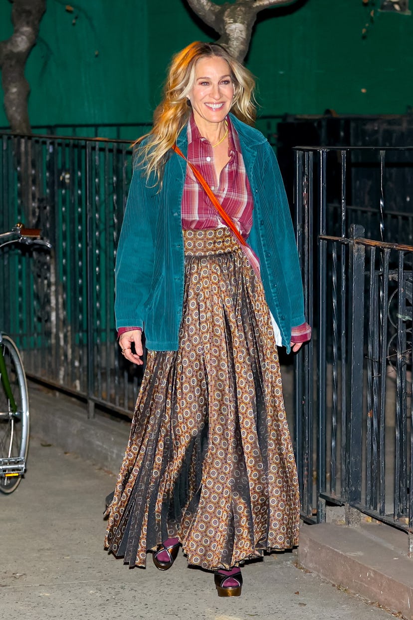 Sarah Jessica Parker as Carrie Bradshaw on "And Just Like That..." Season 2. 