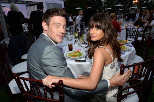 LOS ANGELES, CA - JUNE 08:  Actors Cory Monteith (L) and Lea Michele attend the 12th Annual Chrysali...