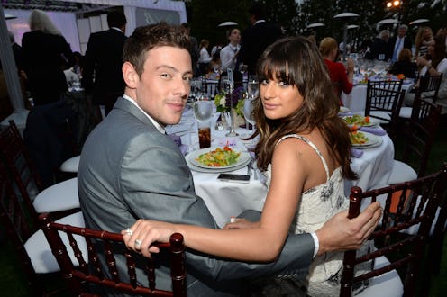 LOS ANGELES, CA - JUNE 08:  Actors Cory Monteith (L) and Lea Michele attend the 12th Annual Chrysali...