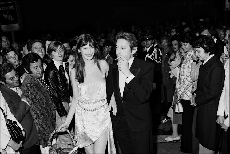 FRANCE - MAY 01:  Serge Gainsbourg, Jane Birkin at Cannes film festival in Cannes, France in May, 19...